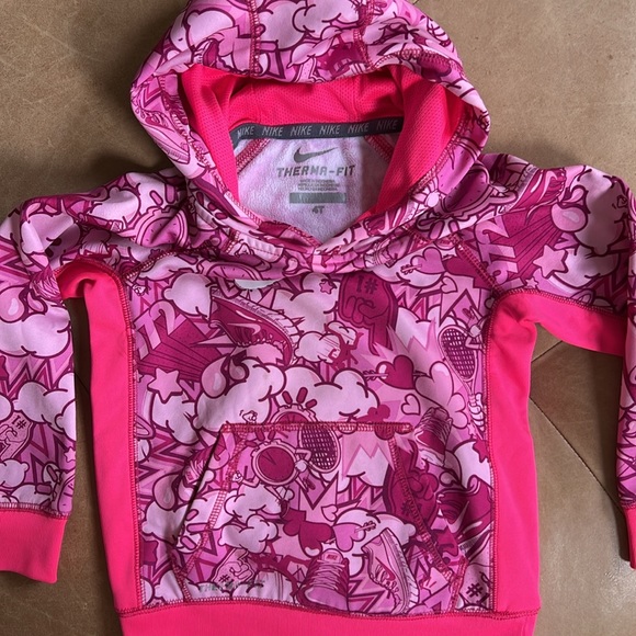 Nike Kids Therma-Fit Hoodie sweatshirt size 4T - Picture 3 of 5